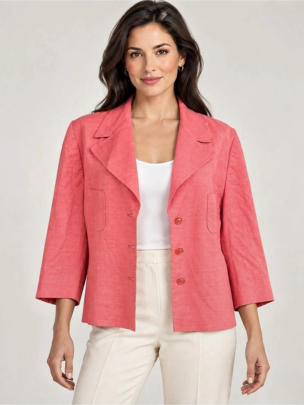 Escada Silk/ Linen Blazer